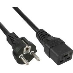 Kabel zasilający InLine 16A Typ F prosty - IEC (16658A)