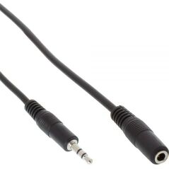 Kabel InLine Jack 3.5mm - Jack 3.5mm 1.5m czarny (99934A)