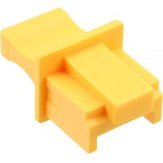 InLine Osłona przeciwkurzowa do gniazda RJ45 żółta 100szt. (59942J)