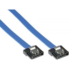 InLine SATA - SATA, 0.3m, Niebieski (27703K)