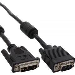 Kabel InLine DVI-A - D-Sub (VGA) 5m czarny (17782B)