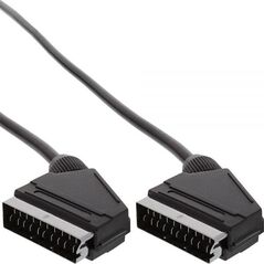 Kabel InLine Scart - Scart 3m czarny (89973)