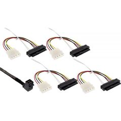 InLine SFF 8482 - SFF-8643, 1m, Wielokolorowy (27633B)