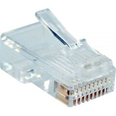 InLine Modularny wtyk 10P10C do zaciskarki, Western Jack - Ribbon Kabel 10 sztuk (73011)