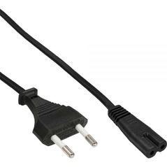 Kabel zasilający InLine Typ C Euro męski - Euro 8 żeński (16654A)