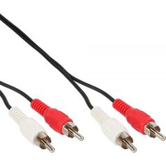 Kabel Intos RCA (Cinch) x2 - RCA (Cinch) x2 10m czarny (89931)