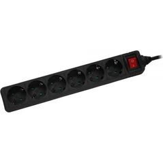 Listwa zasilająca InLine 6 gniazd 5 m czarna (16465T)