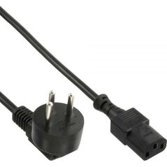 Kabel zasilający InLine Typ H Izrael - IEC connector 1.8m (16652H)