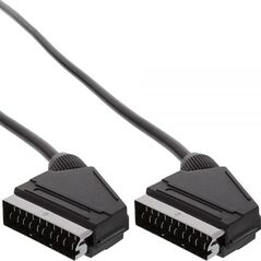 Kabel InLine Scart - Scart 5m czarny (89975)