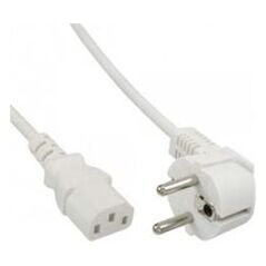 Kabel zasilający InLine Typ F - 3 Pin IEC socket biały (16649W)