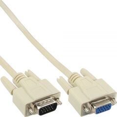 Kabel InLine D-Sub (VGA) - D-Sub (VGA) 5m biały (17735)