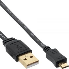 Kabel USB InLine USB-A - microUSB 5 m Czarny (31750F)