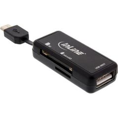 Czytnik InLine USB 2.0/microUSB (66776)
