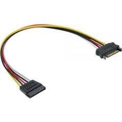 InLine SATA - SATA, 0.5m, Czarny (29651B)