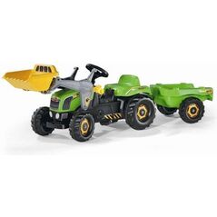 Rolly Toys Traktor Rolly zielony z łyżką i przyczepą 023134 (5023134)