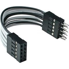 InLine USB 10 pin - USB 10 pin, 0.05m, Czarny (33440K)