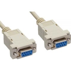 InLine DB-9 - DB-9, 10m, Szary (12226)