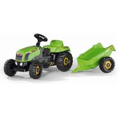 Rolly Toys Traktor Rolly Kid zielony z przyczepą (5012169)