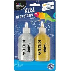 Derform Klej brokatowy 2 kolory 40g KIDEA (DERF.KB2KA)