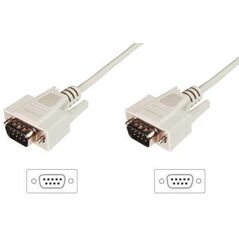Digitus DB-9 - DB-9, 2m, Biały (AK-610107-020-E)