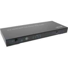 InLine Switch 4x HDMI + audio Czarny (65017)