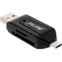 Czytnik InLine microUSB/USB 2.0 (66779)