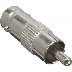 Adapter AV InLine RCA (Cinch) - BNC srebrny (99320)