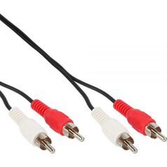 Kabel InLine RCA (Cinch) x2 - RCA (Cinch) x2 3m czarny (89938A)
