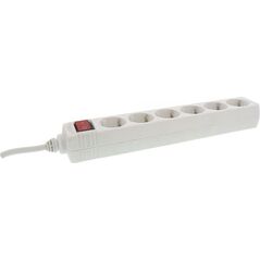 Listwa zasilająca InLine 6 gniazd 5 m biała (16465S)