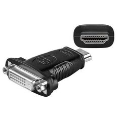 Adapter AV MicroConnect HDMI - DVI-D czarny (HDM1924F)