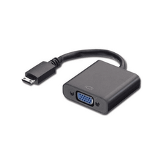 Adapter AV MicroConnect HDMI Mini  - D-Sub (VGA) czarny (HDMIVGAB)