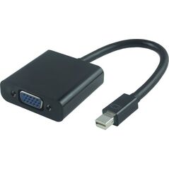 Adapter AV MicroConnect DisplayPort Mini - D-Sub (VGA) czarny (MDPVGA2B)