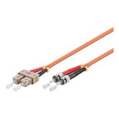 MicroConnect Patchcord światlowodowy ST/PC - SC/PC, 62.5/125, OM1, 2m (FIB120002)
