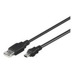 Kabel USB MicroConnect USB-A - 0.5 m Czarny (USBAMB505)