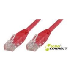 MicroConnect U/UTP CAT5e 1M Red PVC (B-UTP501R)