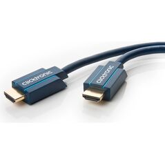 Kabel Clicktronic HDMI - HDMI 0.5m niebieski (70300)
