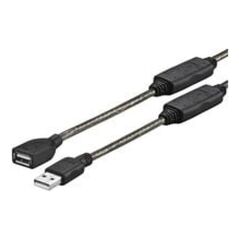 Kabel USB VivoLink USB-A - USB-A 15 m Czarny (PROUSBAAF15)