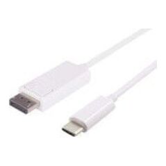 Kabel USB MicroConnect USB-C - DisplayPort 1 m Biały (USB3.1CDPBW1)