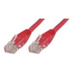MicroConnect RJ-45/RJ-45 kat.6 1m Czerwony (UTP601R)