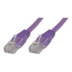 MicroConnect RJ-45/RJ-45 kat.6 1m Fioletowy (UTP601P)