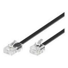 MicroConnect RJ-11/RJ-45 (M/M) 10m Czarny (MPK460S)