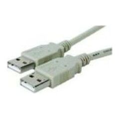 Kabel USB MicroConnect USB-A - USB-A 3 m Biały (USBAA3)
