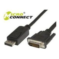 Kabel MicroConnect DisplayPort - DVI-D 2m czarny (DP-DVI-MM-200)