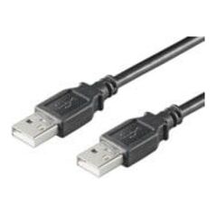 Kabel USB MicroConnect USB-A - USB-A 5 m Czarny (USBAA5B)
