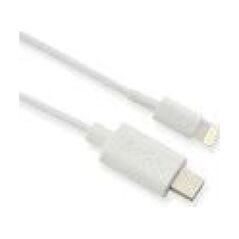 Kabel USB MicroConnect USB-C - Lightning 1 m Biały (USB3.1CL1)
