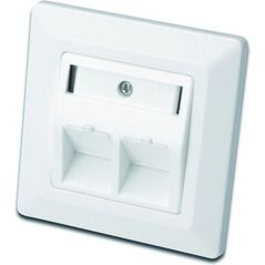 Digitus Faceplate f Keyst Jacks 2xRJ45 (DN-93801-1)