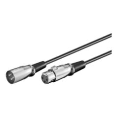 MicroConnect Kabel XLR - XLR 6m srebrny (XLRMF6)