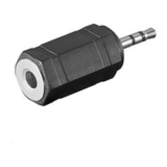 Adapter AV MicroConnect Jack 2.5mm - Jack 3.5mm czarny (AUDASM)