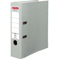 Segregator Herlitz dźwigniowy A4 80mm szary (0011167459)