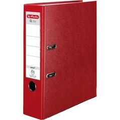 Segregator Herlitz dźwigniowy A4 80mm czerwony (0011167426)